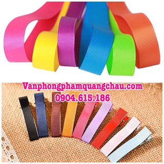 Ruy băng gân, bản rộng 1cm - Dài 05 mét