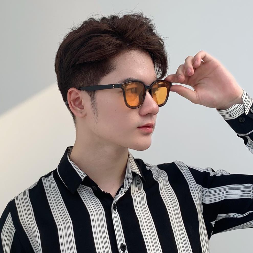 Kính râm nam nữ đen vàng, Mắt kính thời trang gọng đẹp chống uv400 - K350 shop996 | BigBuy360 - bigbuy360.vn