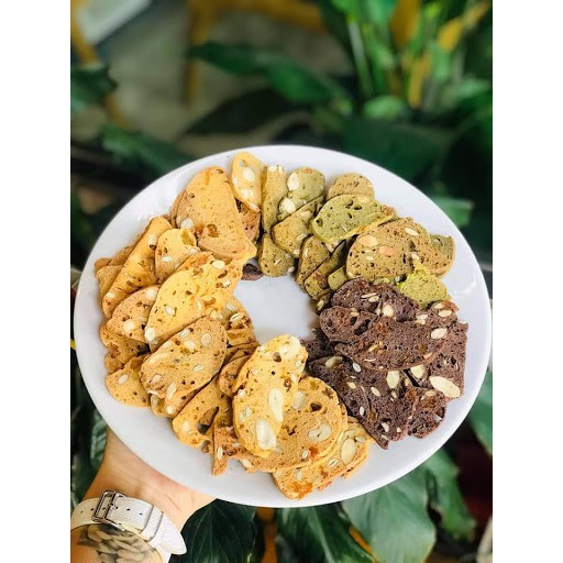 Bánh ăn kiêng biscotti nguyên cám, bánh ăn kiêng vị vani - B01 | BigBuy360 - bigbuy360.vn