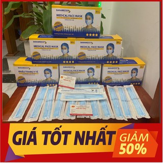 Khẩu trang y tế ĐÃ TIỆT TRÙNG Danameco 2 cách đóng gói