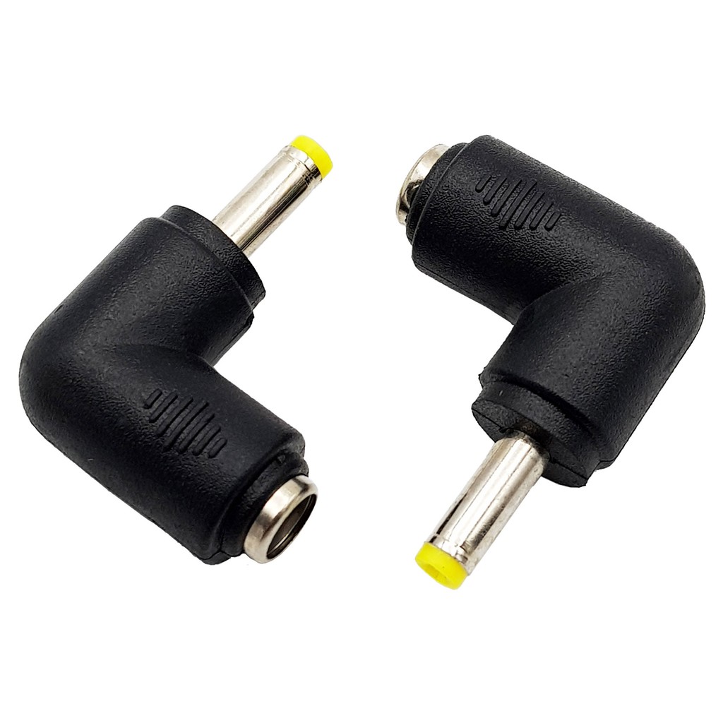 Đầu chuyển đổi DC 5.5x2.1mm sang DC 4.0x1.7mm vuông góc