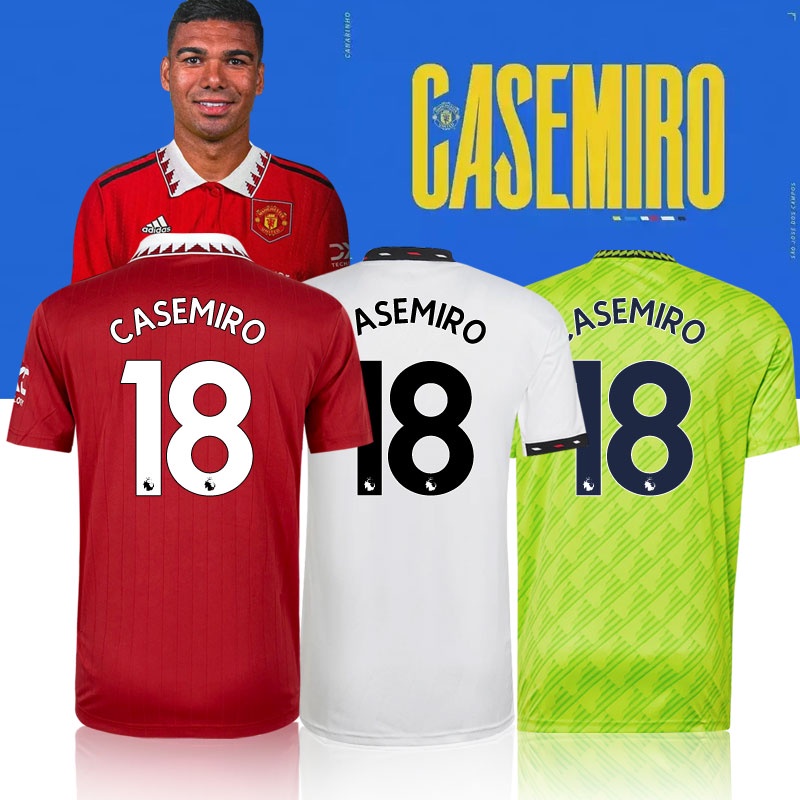 Áo Thun In Hình Manchester United 2022-23 Với CASEMIRO 18 In