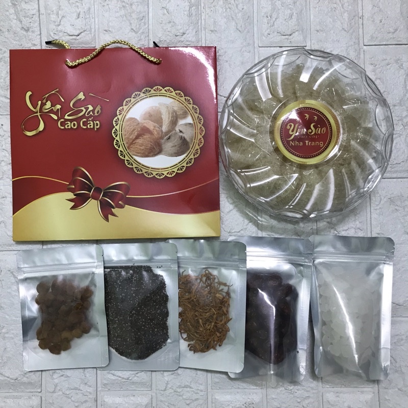 Yến sào, tổ yến tinh chế vụn sạch lông nguyên chất, nha trang 100g +🎁🎁🎁