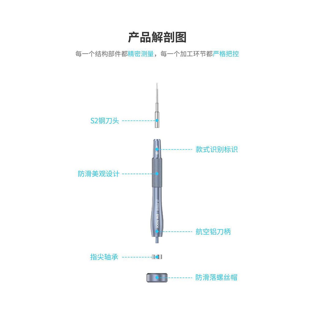 Vít mở điện thoại Rock Mega IDea Qianli