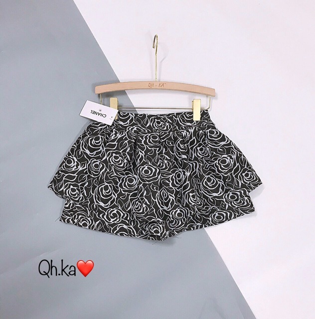 Quần váy hoa Hồng CHANE