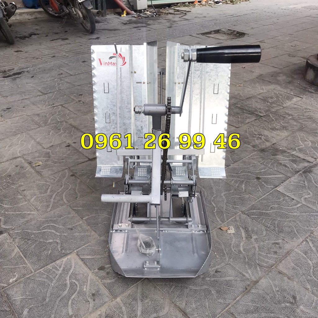 Máy cấy lúa mạ nhổ kéo tay loại 2 hàng