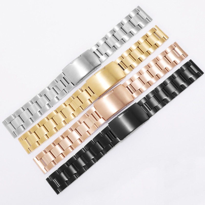 Dây Đeo Đồng Hồ Bằng Thép Không Gỉ 16mm 18mm 20mm 22mm 24mm 26mm 28mm 30mm