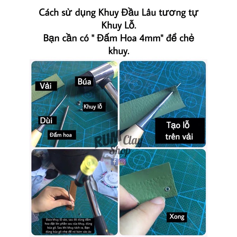 Khuy Đầu Lâu Mini cho Obitsu, Bjd