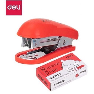 Dập ghim số 10 Deli 0253, ( Kèm 1 hộp ghim )
