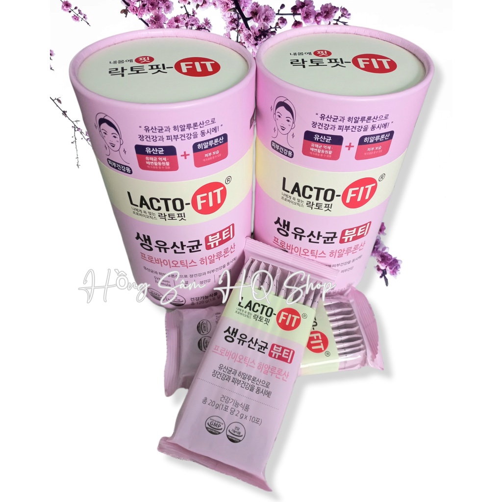 Lacto Fit beauty men vi sinh chiết xuất từ 100% từ Probiotics & Collagen tự nhiên chăm sóc hệ tiêu hóa và da chuyên sâu