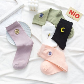 Tất vớ cổ cao, thấp nhiều mẫu giao ngẫu nhiên nam nữ in hình cute