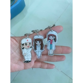 Móc khóa chibi y tá bác sĩ