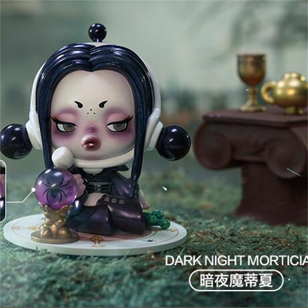 ★Hgtoys★Búp Bê Popmart SKULLPANDA Adams Family Series Mystery Dùng Trang Trí