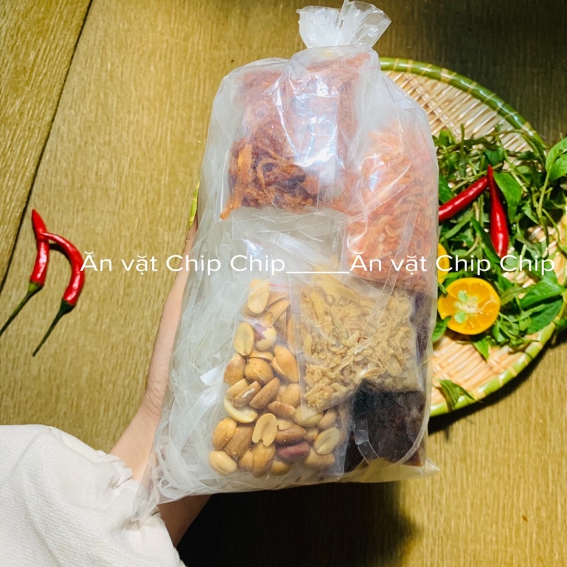 Bánh Tráng Trộn Full Topping Suất Đặc Biệt, Sét Bánh Tráng Trộn