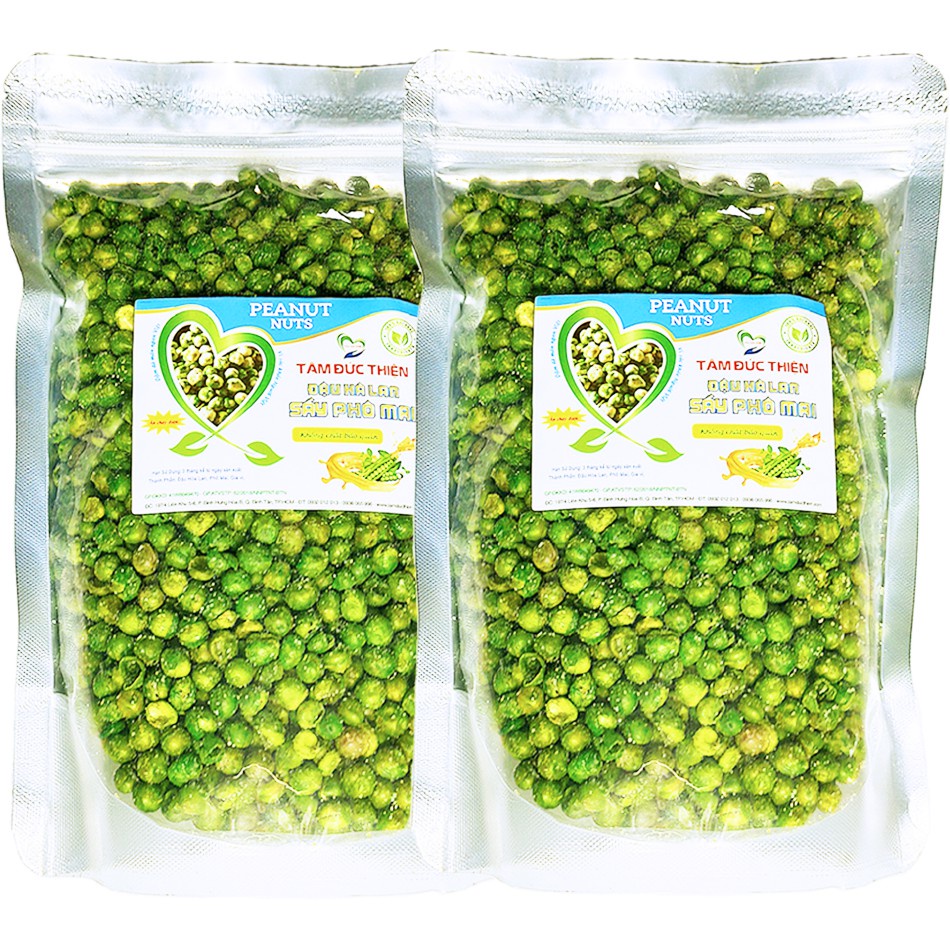 [Mã BMBAU50 giảm 7% tối đa 50K đơn 99K] Combo 1K500GR Đậu Hà Lan Sấy Phô Mai Tâm Đức Thiện (3 x Túi 500GR)