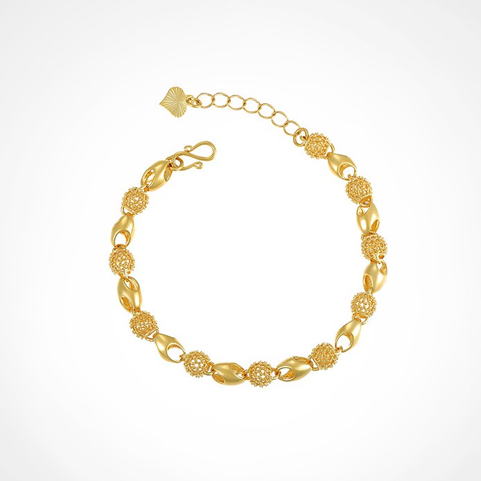 Lắc Tay Nữ Mạ Vàng, Thiết Kế Phong Cách Hàn Quốc - XPLT21