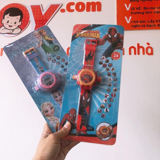 Đồng hồ trẻ em Siêu nhân/Elsa