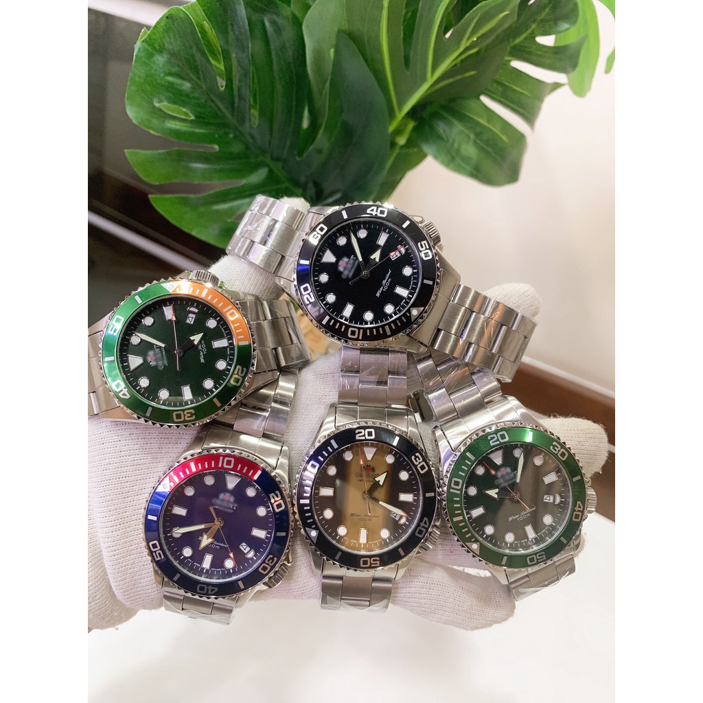 Đồng hồ nam orient automatic triton dây thép , size 42mm