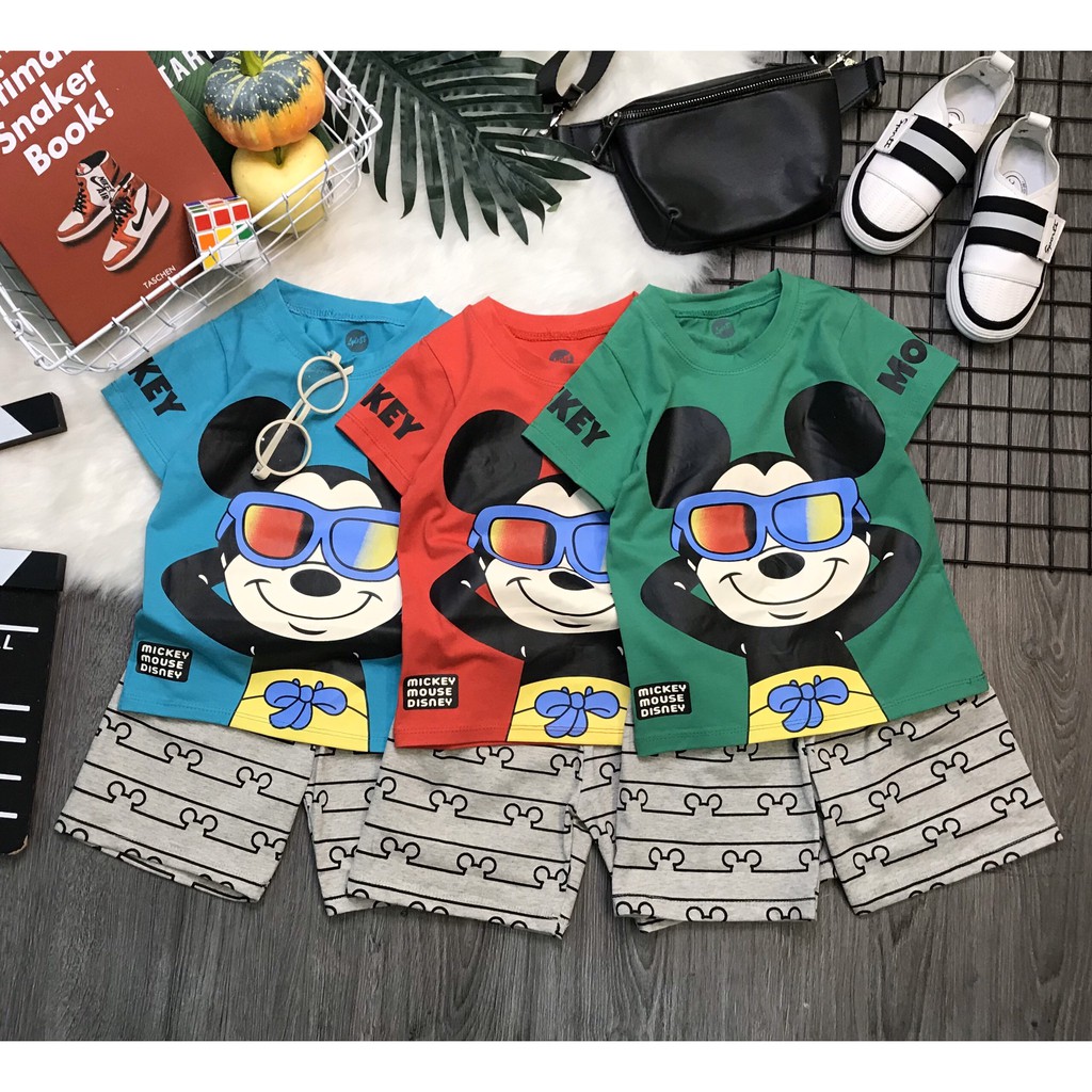 SÉT BỘ THUN MICKEY BÉ TRAI