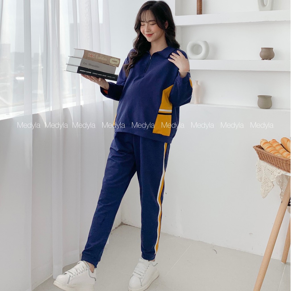 MEDYLA - Đồ bầu thu đông Hoodie nỉ da cá dày dặn - DBH005 | BigBuy360 - bigbuy360.vn