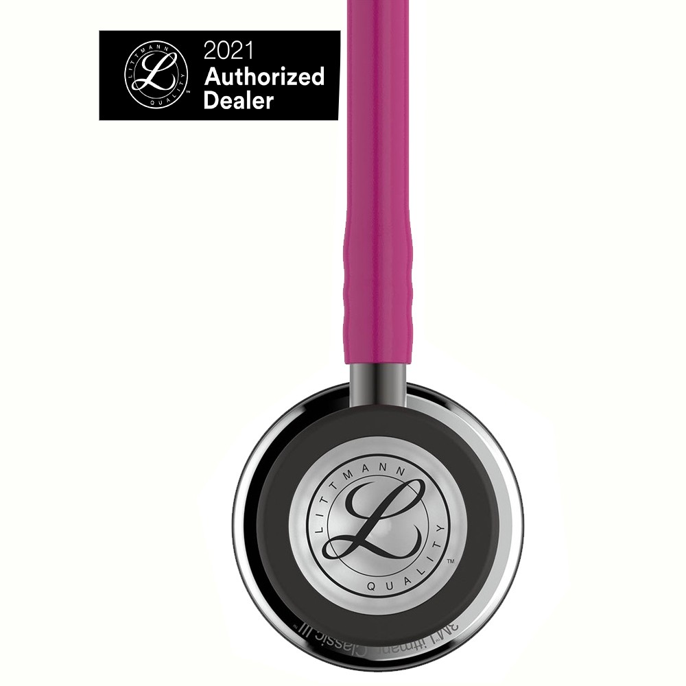 Ống nghe 3M Littmann Classic III, màu đỏ ,mâm xôi, mặt gương (raspberry) 27 inch, 5862