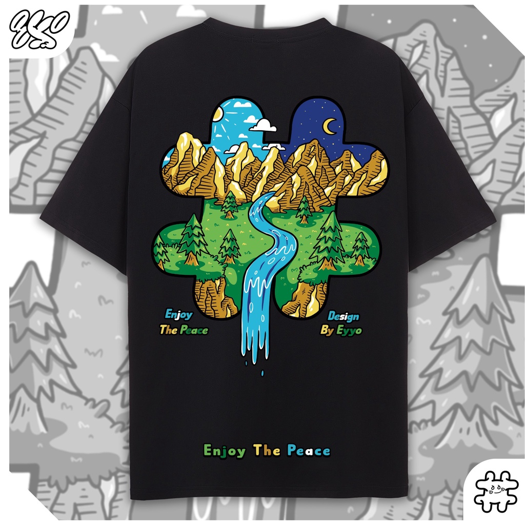 Áo thun 8YO Nature Tee - Đen