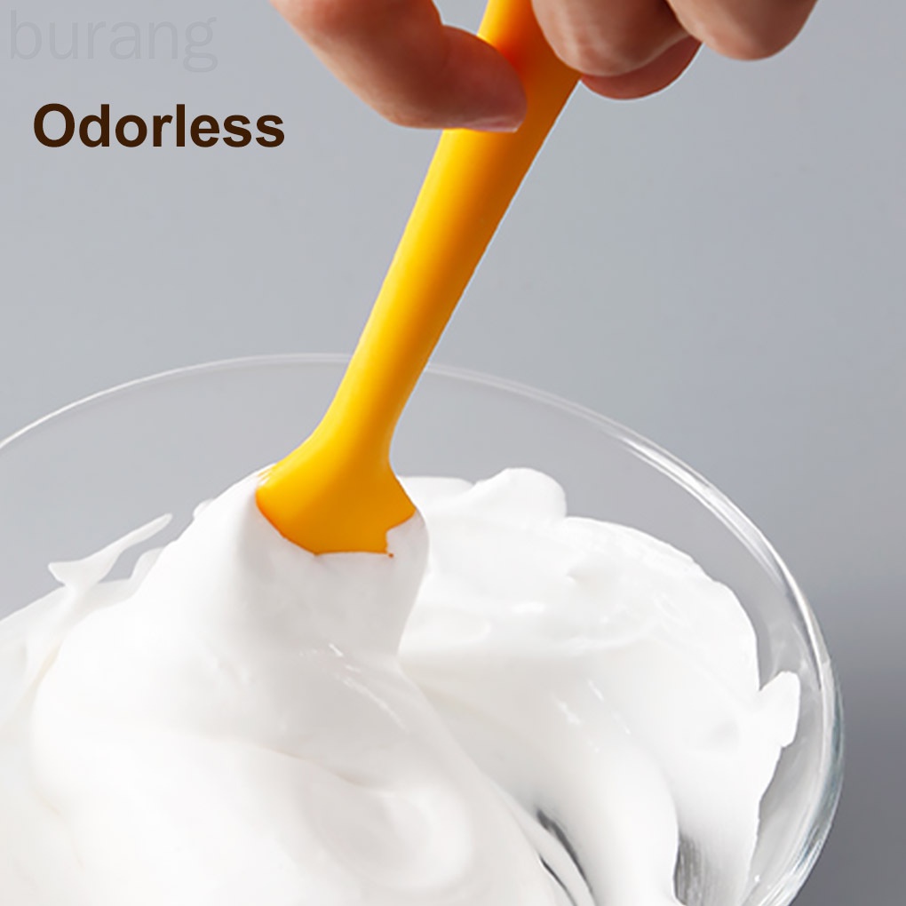 Thìa nấu ăn bằng silicone cấp thực vật chịu nhiệt an toàn tiện dụng cho nhà bếp