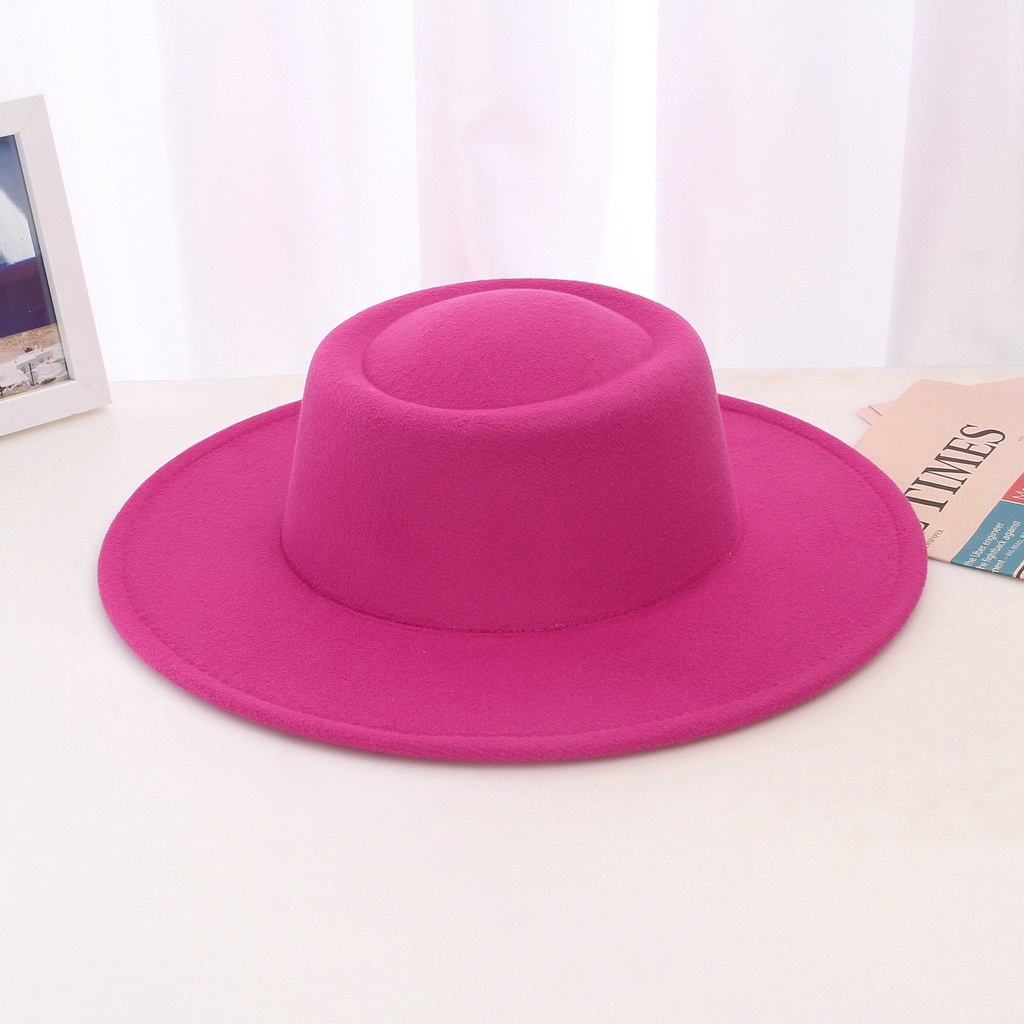 Nón Vành Tròn Màu Trơn Thời Trang Cho Nữ