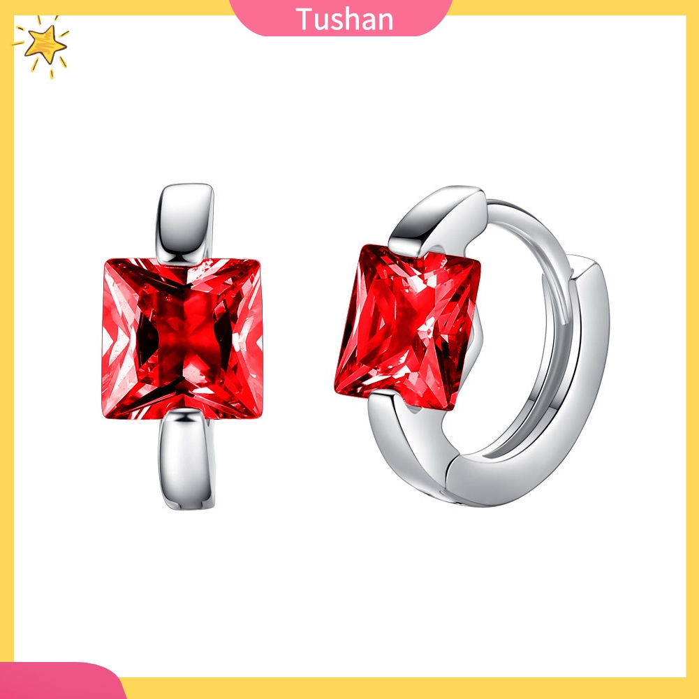 Khuyên tai nữ đính đá phong cách thời trang đơn giản cho đám cưới/ đám tiệc