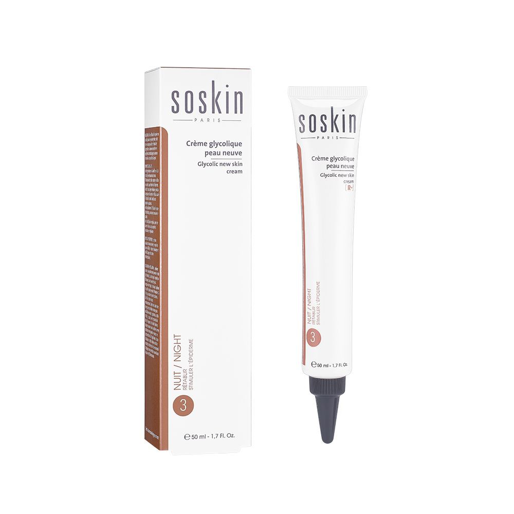 Kem tái tạo da SOSKIN Glycolic New Skin Cream