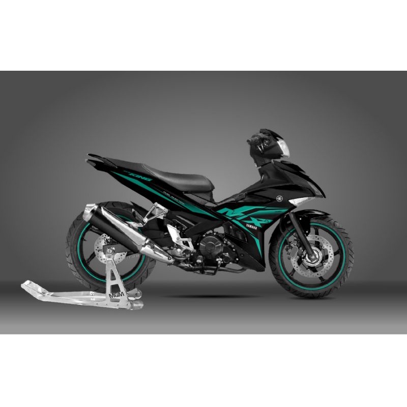 Tem rời dám xe ex 150 mx xanh luc bao