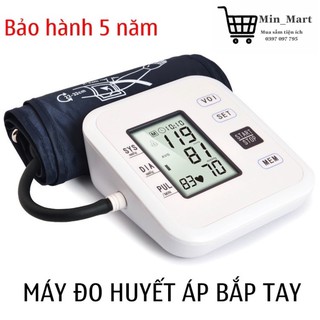 Máy Đo Huyết Áp Điện Tử Cầm Tay Thông Minh Màn Hình LCD Rộng, Đo Nhịp Tim Và Huyết Áp Nhanh,Chính Xác,Bảo Hành 5 Năm