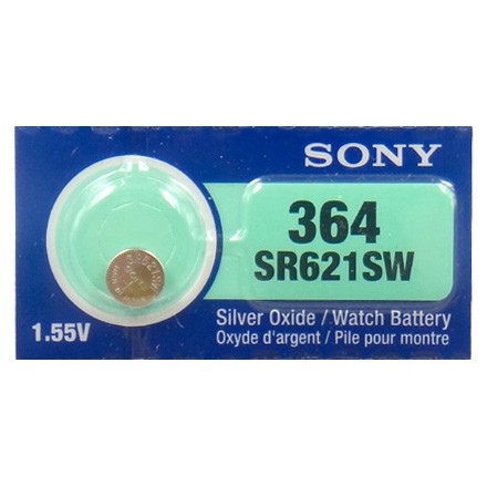 Vỉ 5 Viên Pin Sony 364 - SR621SW dành cho đồng hồ (Loại tốt)