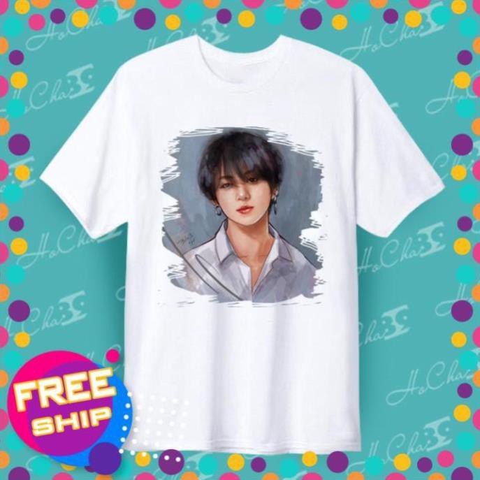 ÁO THUN ĐẸP🔥HOT🔥  Áo BTS | 7 Thành viên Kpop BTS Korea - May Dây Cổ Cao Cấp