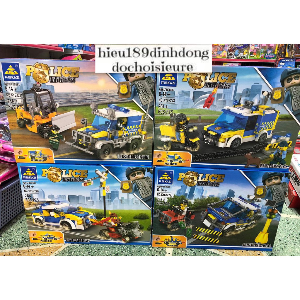 Lắp ráp xếp hình 67270 67273 : Xe oto