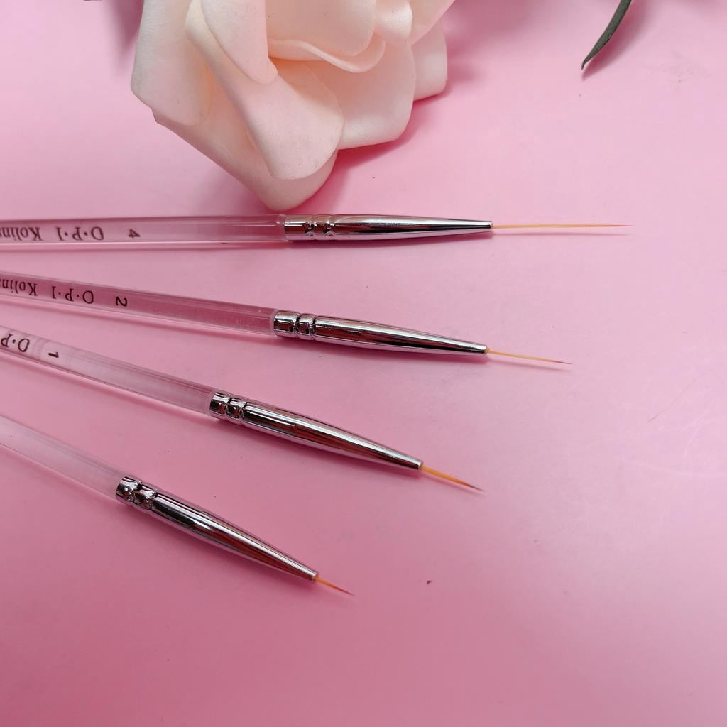 Cọ Vẽ Móng, Cọ Nét OPI Cọ Râu Kẻ Nét Vẽ Hoạ Tiết Vẽ Ren Nét Mảnh