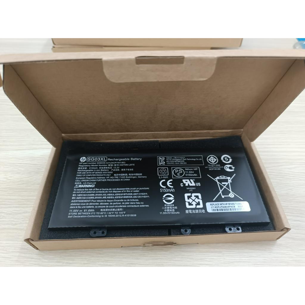 Pin Dành Cho Laptop HP ENVY M7 17-U M7-U009DX 17-U163CL 17T-U000 HSTNN-LB7F 849315-850 849049-421 SG03XL 61.6WH ZIN NEW