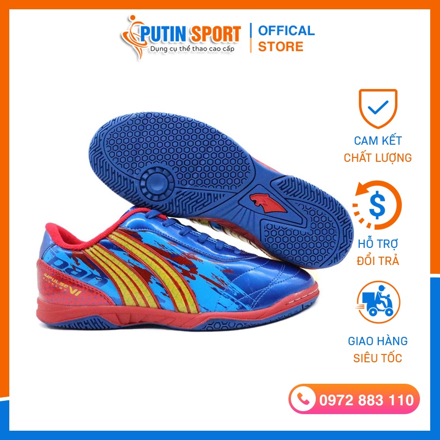 Giày PAN IMPULSE VI IC - giày đá bóng Đế bằng sân Futsal cao cấp bền đẹp nhiều màu lựa chọn | Putin Shop