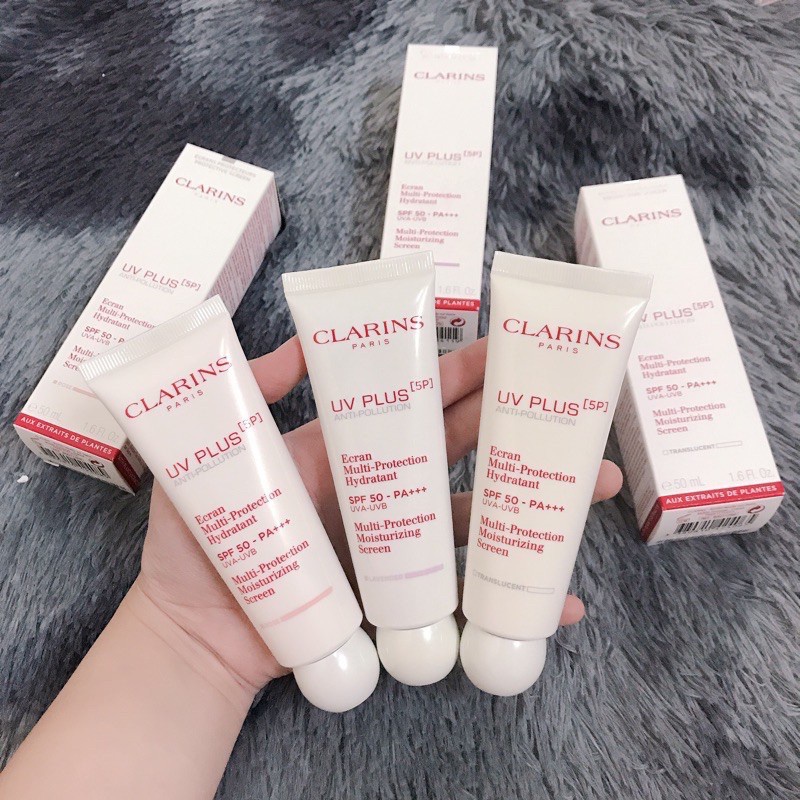 Kem chống nắng Clarins UV Plus Anti-Pollution SPF 50 PA++++, Clarins Rose