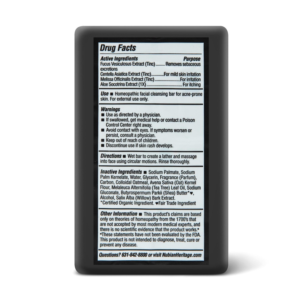 Xà bông/xà phòng đen giảm mụn lưng African Black Soap Shea Moisture 230g