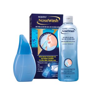 ✅[CHÍNH HÃNG] ROHTO NOSEWASH - SẢN PHẨM VỆ SINH MŨI, SẠCH, SÂU VÀ KHÁNG KHUẨN