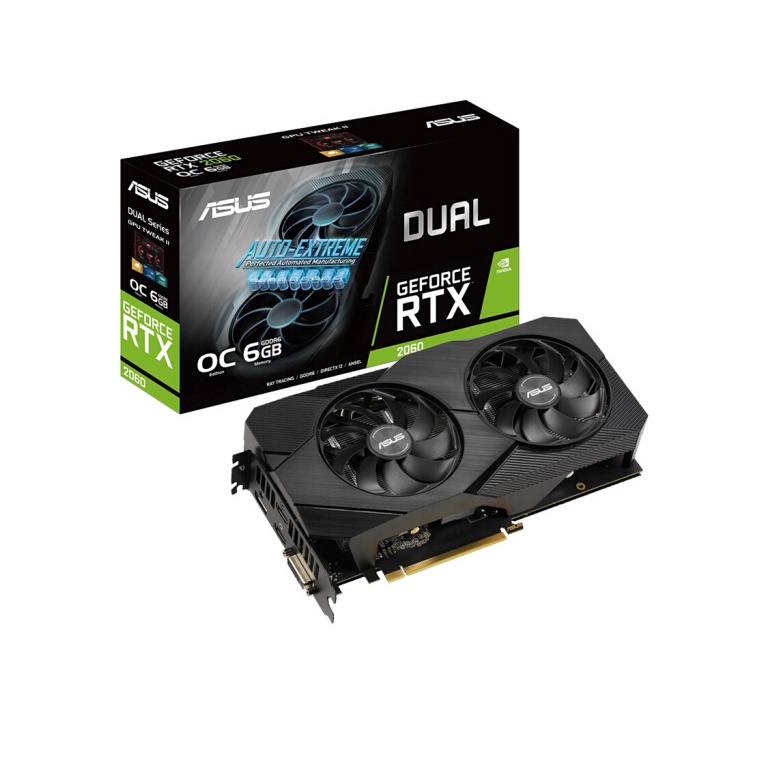 Card Màn Hình Asus Rtx 2060 6Gb Dual O6G Evo  , vga Rtx 2060