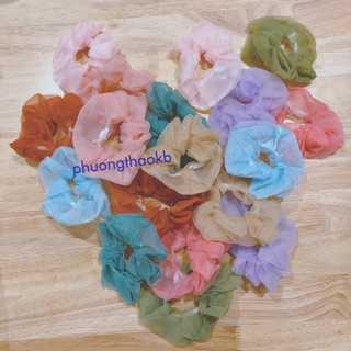 Dây buộc tóc vải chiffon - Scrunchie