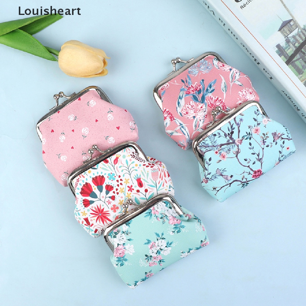 Ví Da PU Louisheart In Hoa Đựng Tiền / Kẹo Đám Cưới