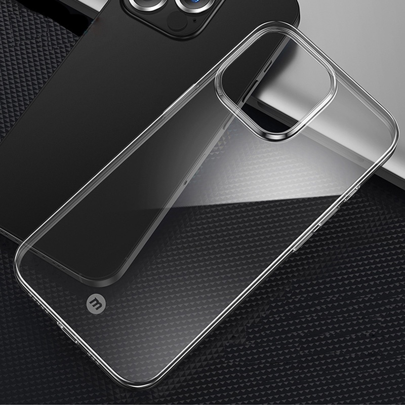 "Ốp Dẻo Trong IPhone 13 ProMax " Loại Dày_Không ố vàng, chống trầy xước va đập Timshop