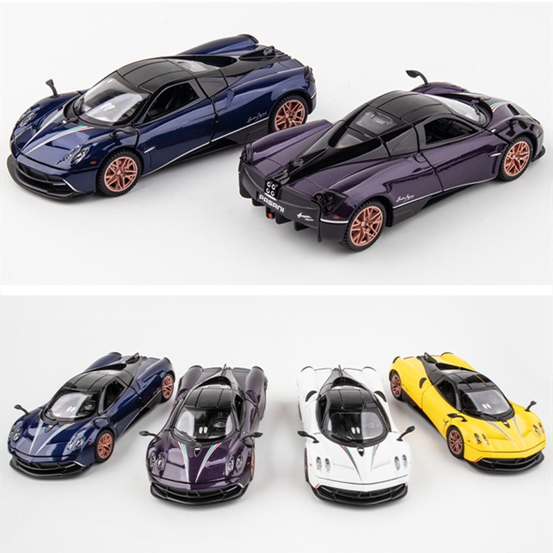 Xe ô tô mô hình THẦN GIÓ Pagani Huayra Dinastia tỷ lệ 1:32 hợp kim mở full cửa có đèn âm thanh cót chạy đà