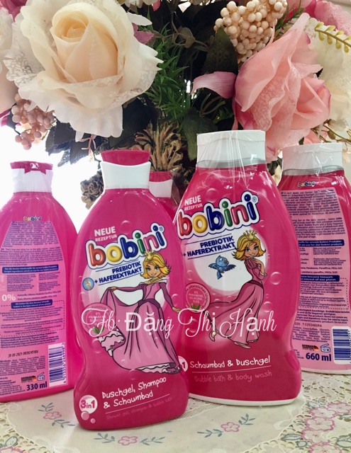 SỮA TẮM GỘI 3in1 CHO BÉ BOBINI