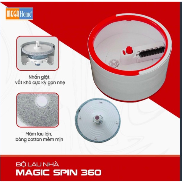 Bộ Lau Nhà Magic Spin 360