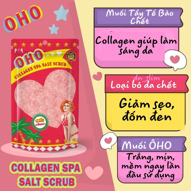Muối tắm tẩy tế bào chết OHO Thái Lan