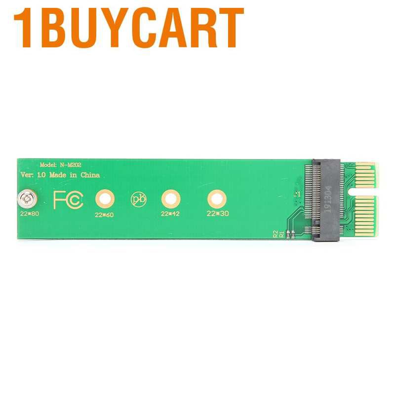 1buycart PCIE to M2 Hard Disk Adapter Expansion Cards PCI-E X4 M.2 SSD SATA/NVME NGFF